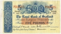 Royal Bank Of Scotland To 1967 5 Pounds,  2.  5.1944